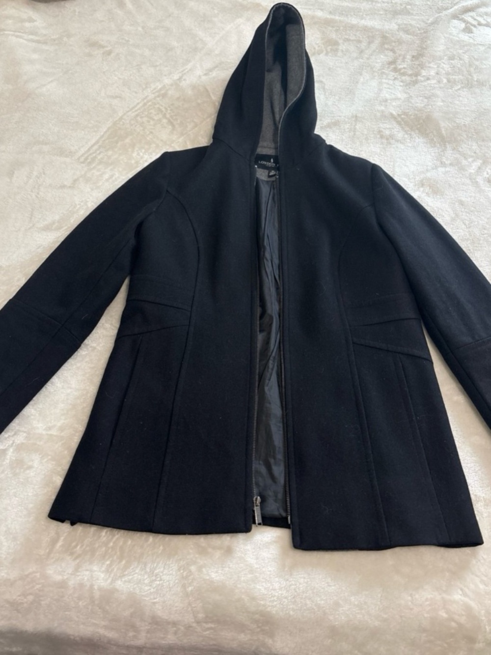 Size Medium Women’s| London Fog Black Wool Coat